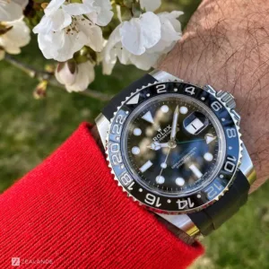 Rubber Strap for ROLEX® GMT (6 Digits) For Deployant Buckle
