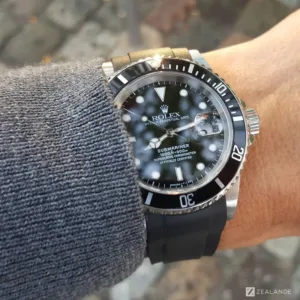 Rubber Strap for ROLEX® Submariner With Date (5 DIGITS) For Deployant Buckle