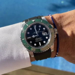 Rubber Strap for ROLEX® Submariner With Date "Starbucks" in 41mm (since sptember 2020)