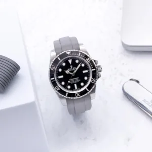 Rubber Strap for ROLEX® Submariner Without Date (6 Digits until August 2020) For Deployant Buckle