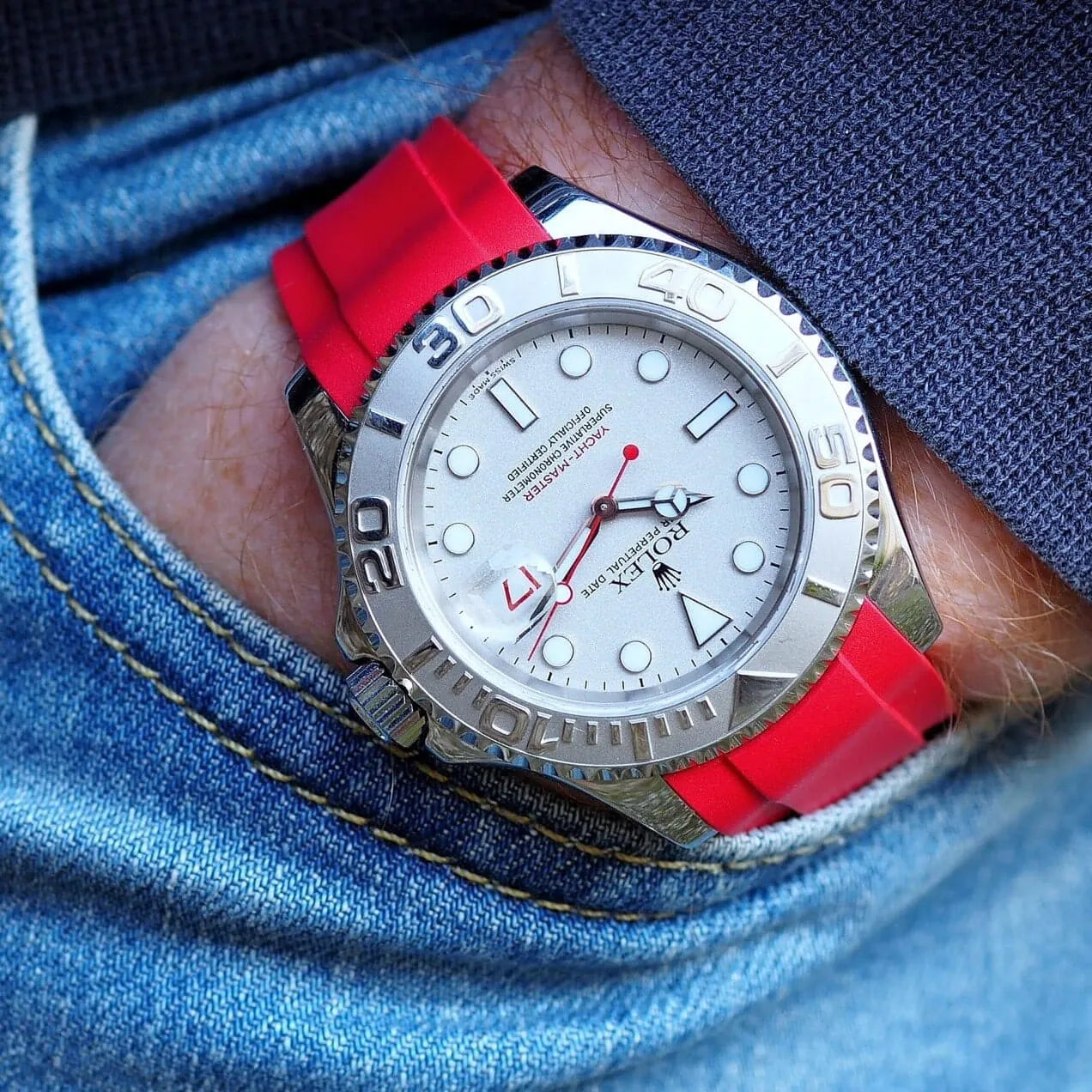 Rubber Strap for ROLEX® Yacht-Master (5 Digits) Rubber Strap for ROLEX® Yacht-Master (5 Digits)