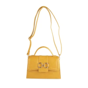 Sac à main JAUNE Femme motif Uni