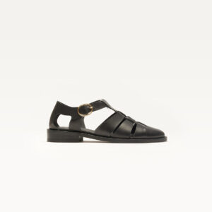 Sandals Inès - Black leather