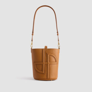 Small JP bucket bag in leather - Autumn Leaf - One Size