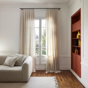 Toinon natural panel curtain