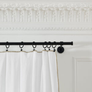Toinon white panel curtain