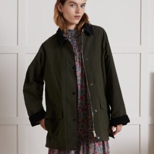 Veste femme coton enduit