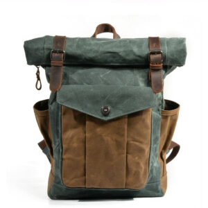 Waxed Canvas Roll Top Backpack | LUND