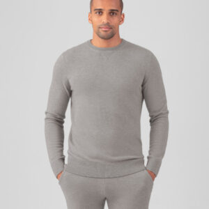 Wool Cashmere Sweater: Dusty Beige