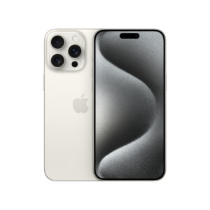 Apple iPhone 15 Pro Max 17 cm (6.7″) Double SIM iOS 17 5G USB Type-C 512 Go Titane, Blanc