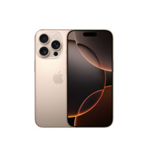 Apple iPhone 16 Pro 16 cm (6.3″) Double SIM iOS 18 5G USB Type-C 128 Go Sable