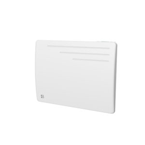 Radiateur électrique fixe à inertie sèche fonte 1000W Bestherm MOTU horizontal blanc