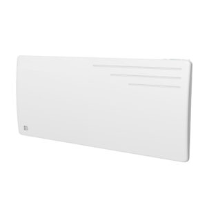 Radiateur électrique fixe à inertie sèche fonte 2000W Bestherm MOTU horizontal blanc