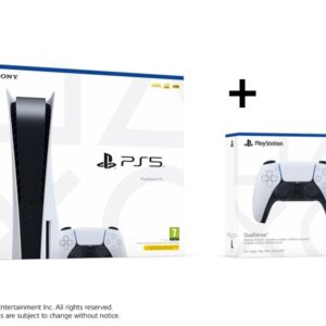 Console PS5 Standard + Manette sans Fil DualSense