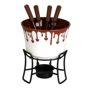 MENASTYL – Service 6 Pieces Pour Fondue Au Chocolat Gentiane