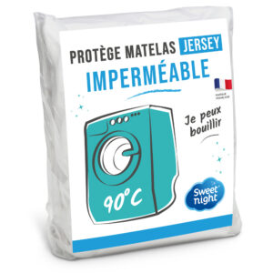 Sweetnight – Protège matelas 140×190/200  Alèse Imperméable et Micro Respirante  Souple et Silencieux  Lavable à 90¬∞C