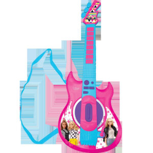 Guitare √âlectronique Lumineuse avec Micro en forme de lunettes Barbie