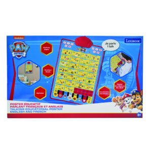Mon poster Pat Patrouille abécédaire éducatif parlant bilingue Fran√ßais/Anglais