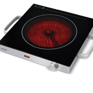 KitchenAid KCP-PV2000 plaque Noir, Acier inoxydable Comptoir 28 cm Céramique 1 zone(s)
