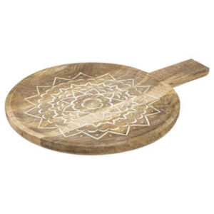 Plat de Présentation en Bois “Carmen” 38cm Naturel