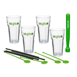 Coffret à Mojito “13 Pièces” 14cm Transparent