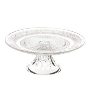 Plat à G√¢teau sur Pied “Renaissance” 29cm Transparent