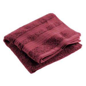 Serviette de Toilette “Excellence” 50x90cm Bordeaux