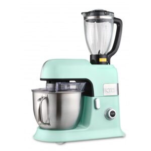 Robot Pétrin Avec Blender En Verre Et Accessoires En Teflon Expertxl Vert Kitchencook