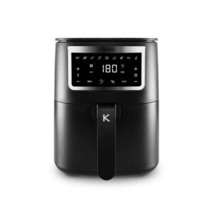 Fritreuse Sans Huile De 4l Noire Avec 8 Programmes Airmed4 Black De Kitchencook