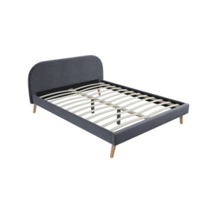 Cadre de lit MOBY avec sommier à lattes en tissu