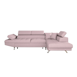 Canapé d’angle RIO Convertible avec coffre en tissu