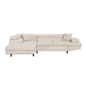 Canapé d’angle RIO Convertible avec coffre en tissu