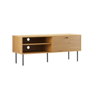 Meuble TV BRODIE en bois et pieds noirs