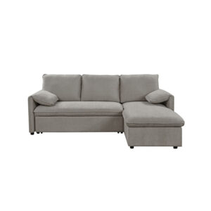 Canapé d’angle réversible MARTIN convertible en tissu