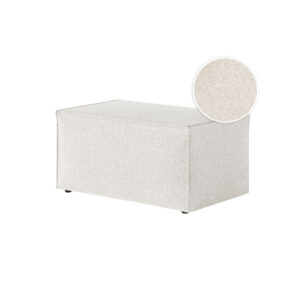 CLARISSE – Pouf en tissu bouclette