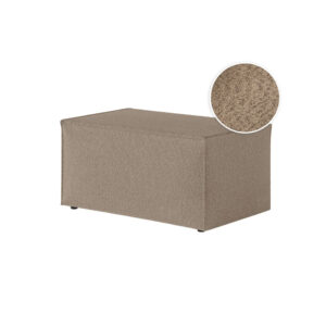 CLARISSE – Pouf en tissu bouclette