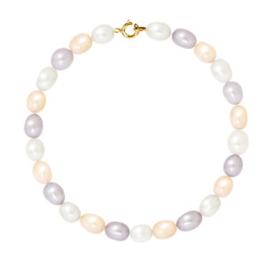 SPLENDIA – Bracelet Perle de Culture d’Eau Douce Grain de Riz