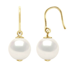 SPLENDIA – Boucles d’Oreilles Perles de Culture d’Eau Douce Rondes