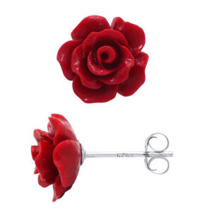 LOVA – LOLA VAN DER KEEN – Boucles d’Oreilles Red Rose