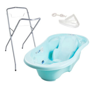 Baignoire bébé avec réducteur intégré    Bleu   + Pied + Tuyau