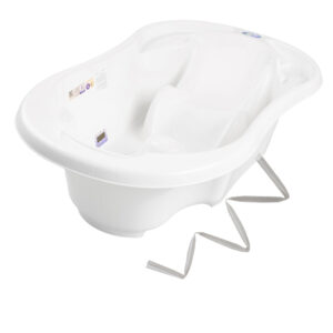 Baignoire bébé avec réducteur intégré    Blanc   + Tuyau