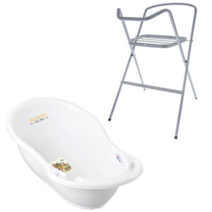 Baignoire bébé thermomètre    Blanc   Biche 86 cm + Pied