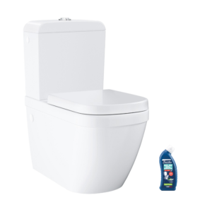 GROHE WC à poser sans bride Euro Ceramic + abattant + nettoyant