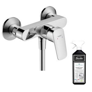 Mitigeur douche mécanique HANSGROHE Logis chromé + nettoyant Briochin