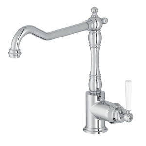 Mitigeur cuisine bec haut JACOB DELAFON Cleo chrome + Nettoyant Briochin