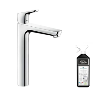 Mitigeur lavabo HANSGROHE Focus 230 avec tirette et vidage chrome + nettoyant Briochin