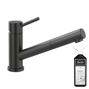Robinet cuisine rabattable VILLEROY ET BOCH Como Shower window Anthracite + nettoyant