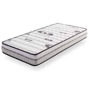 Matelas Visco-carbone – Multicouches HR – Blue Latex – Mousse à mémoire de forme – Face été/hiver – 24 cm