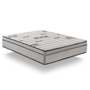 Matelas Visco-carbone – Multicouches HR – Blue Latex – Mousse à mémoire de forme – Face été/hiver – 30 cm