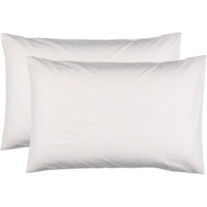 2 Taies d’Oreiller – Blanc